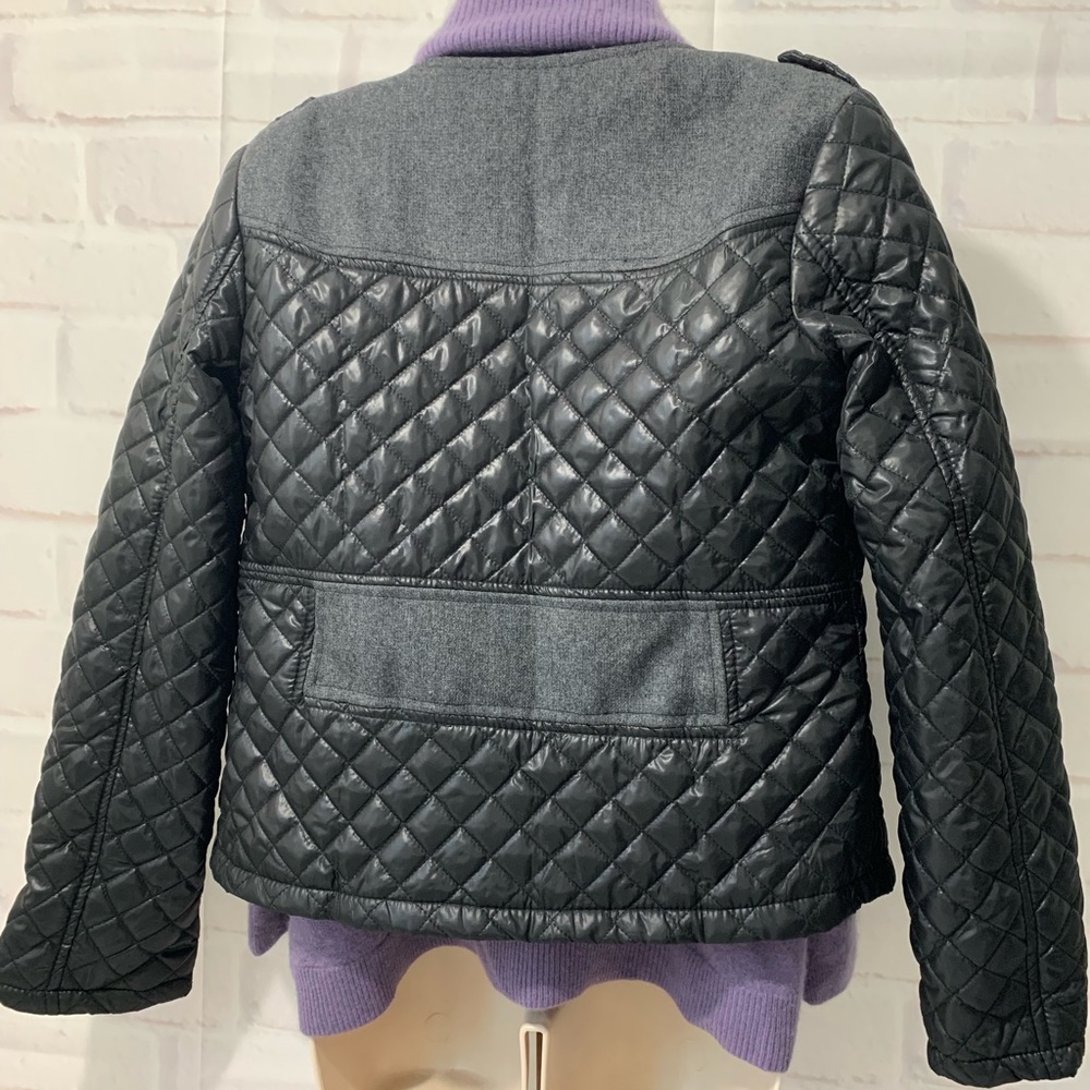 S&D Quilted Color Block MoTo Jacket - Picture 3 of 7